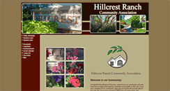 Desktop Screenshot of hillcrestranchhoa.com